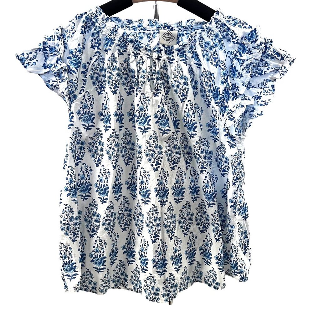 St John’s Bay women’s blouse, size large 100 % cotton - Picture 2 of 8